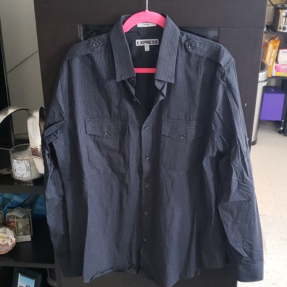 Men's Express Button Up